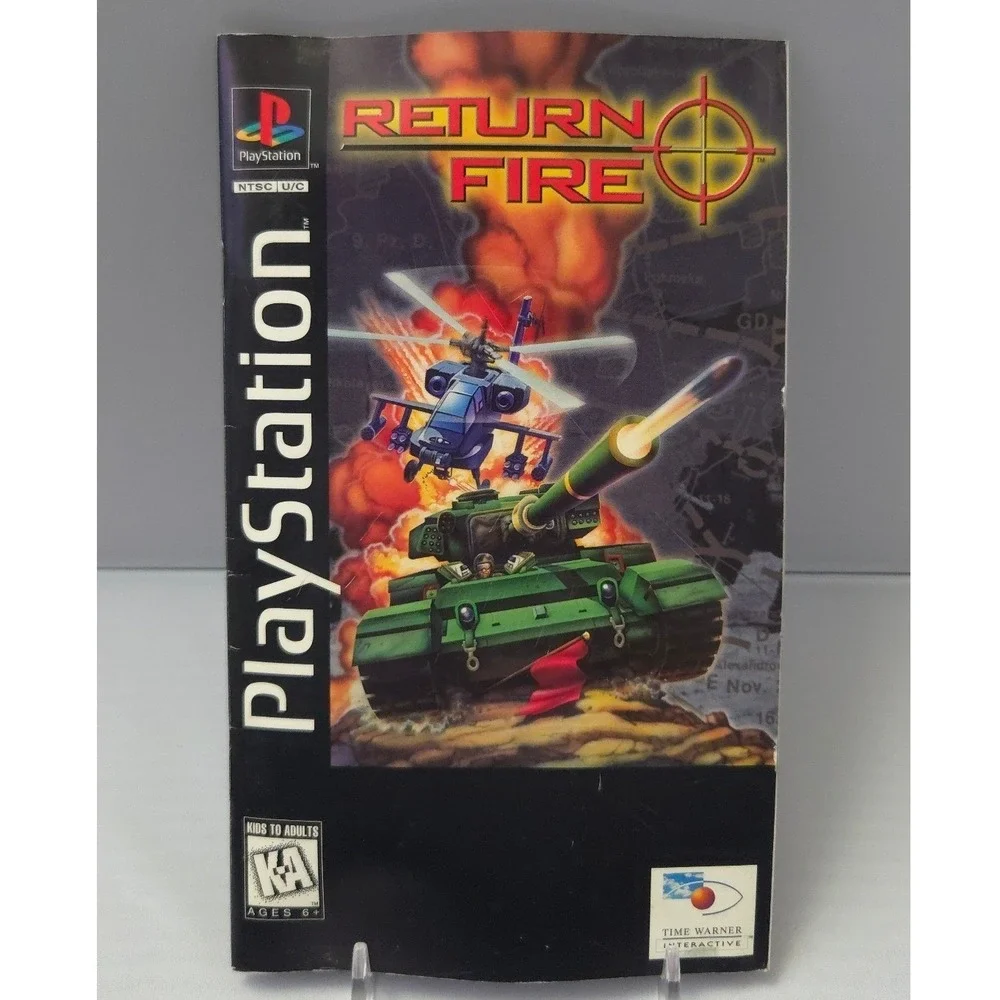 Return Fire - PlayStation 1 - Long Box 1996 - Complete in Box (CIB) - Tested